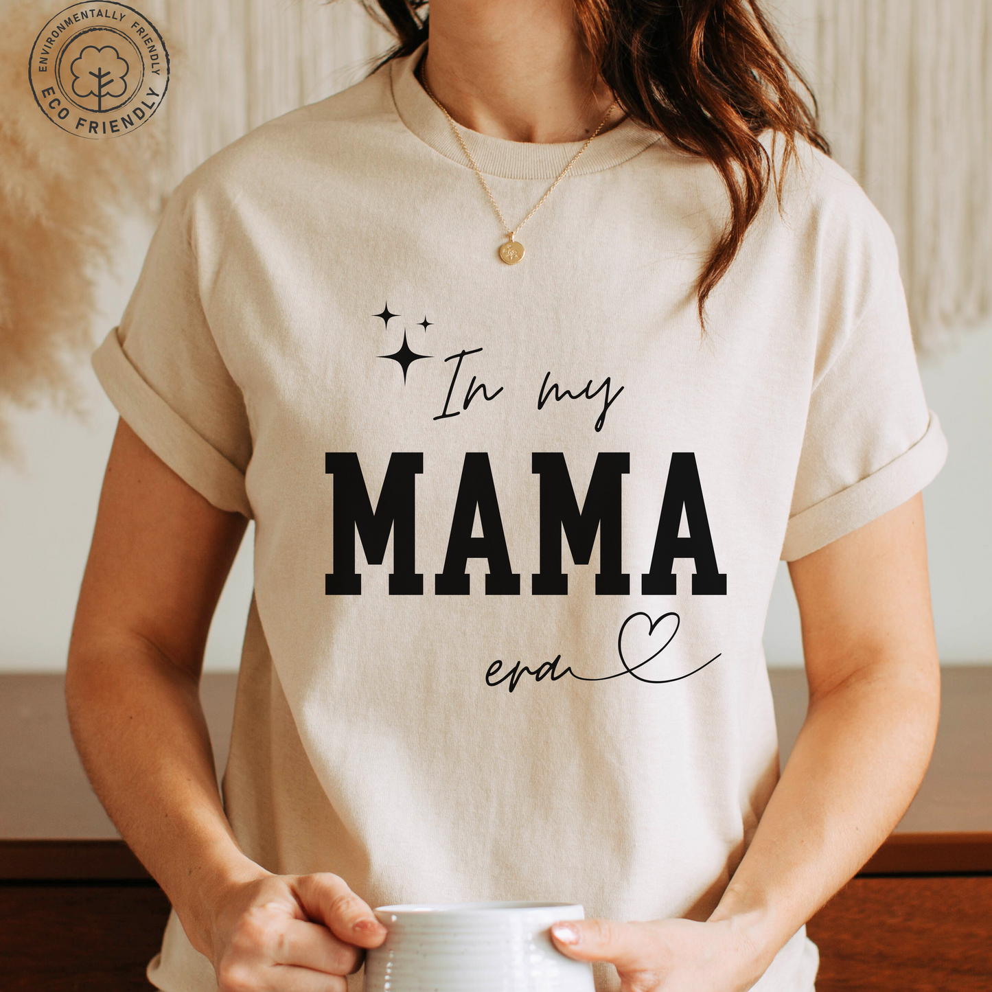 ‘In My MAMA Era’ Camiseta de algodón eco-friendly - Unisex Heavy Cotton Tee - Perfect Gift for Moms, Birthdays, and Celebrations