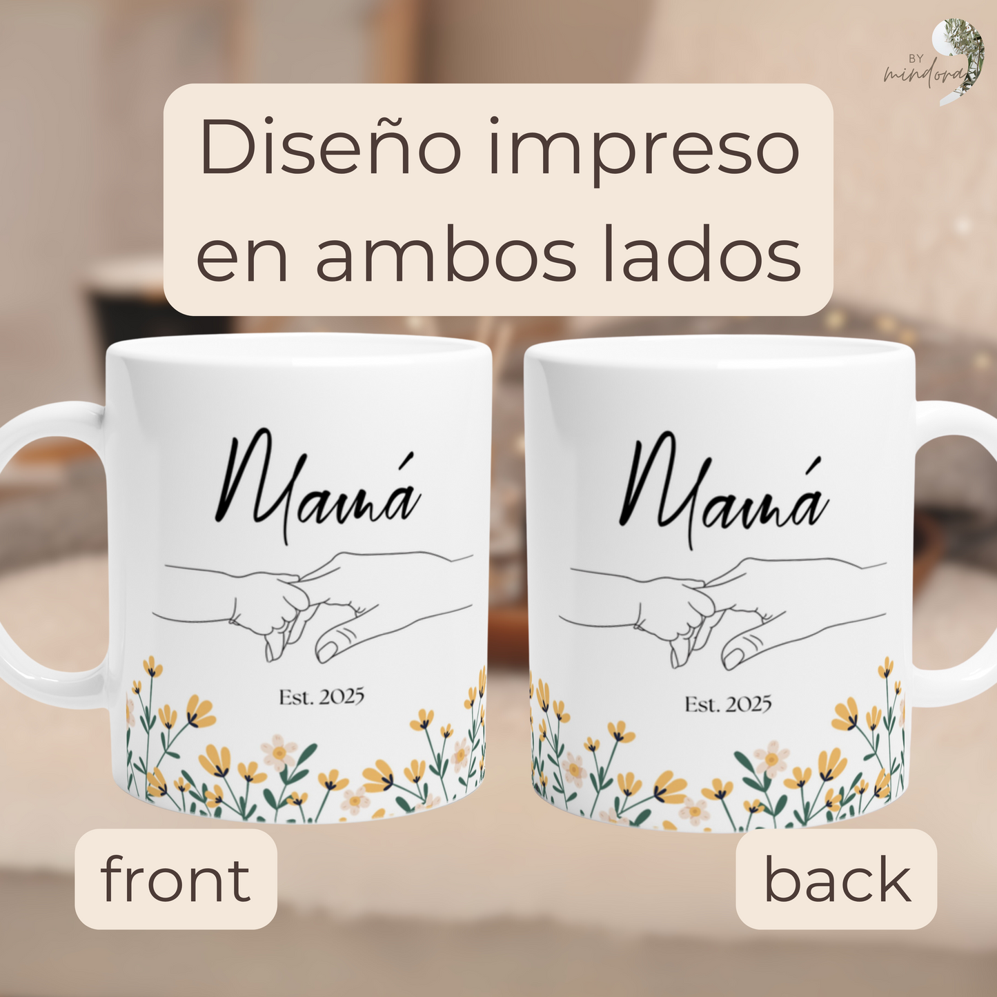 Taza cerámica de 11 oz