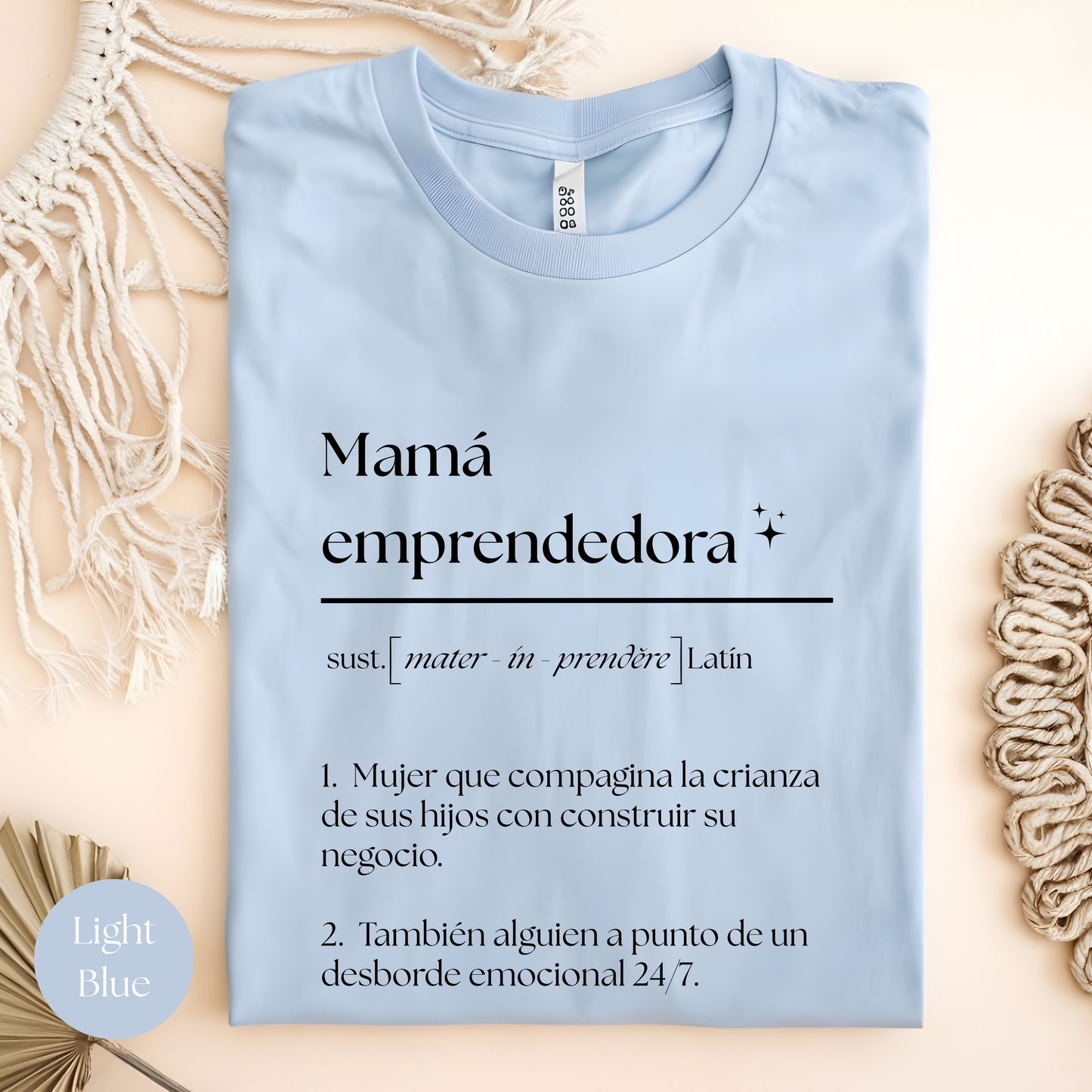 Camiseta Mamá Emprendedora Personalizada - Camiseta de algodón eco-friendly - Camiseta Personalizada para Mamá