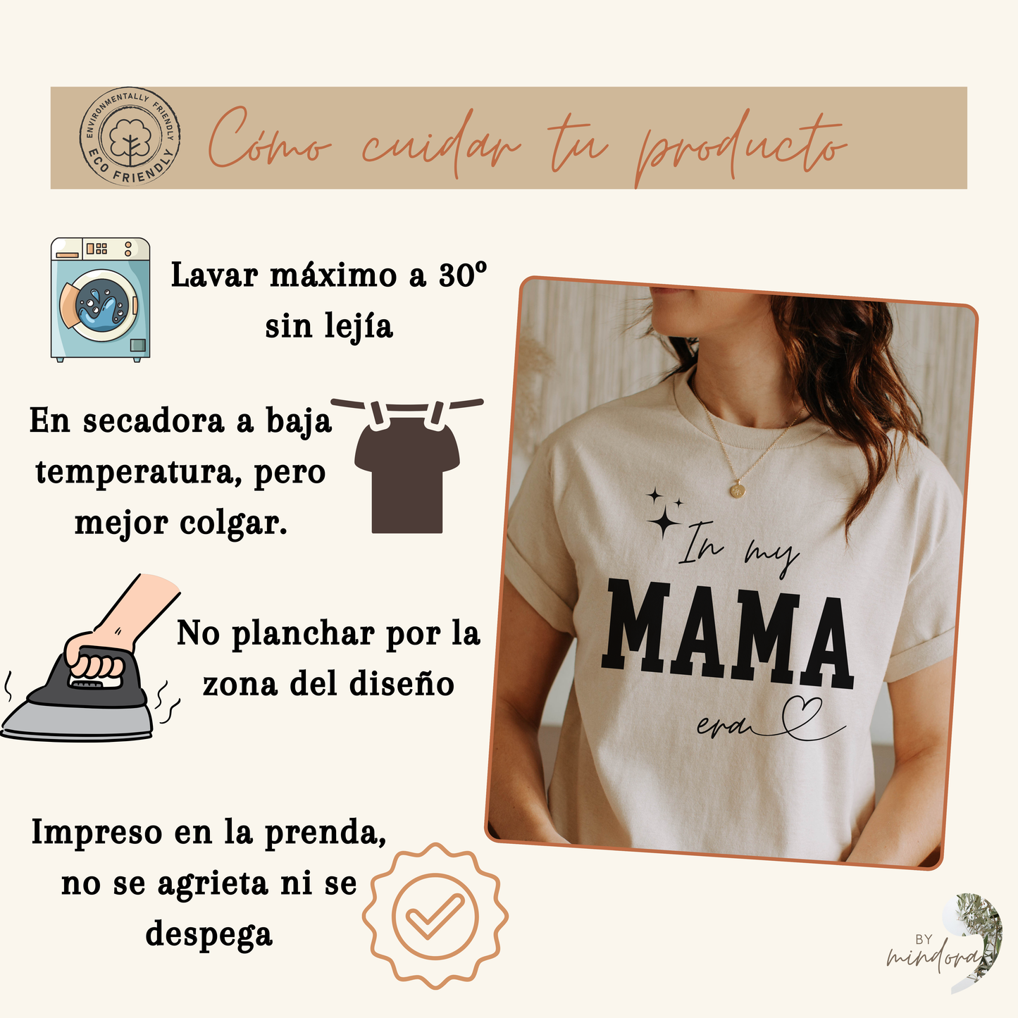 ‘In My MAMA Era’ Camiseta de algodón eco-friendly - Unisex Heavy Cotton Tee - Perfect Gift for Moms, Birthdays, and Celebrations