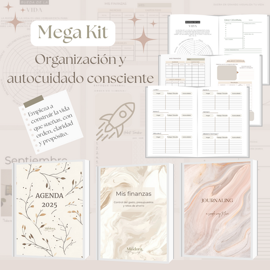 Mega Kit Organización y autocuidado consciente